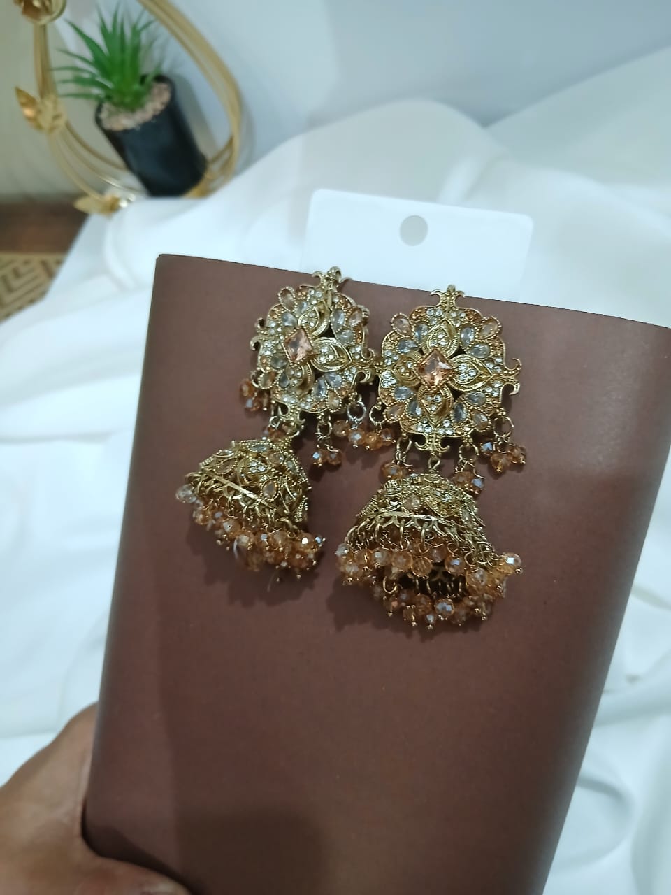 ✨The Heritage Blossom Jhumkas