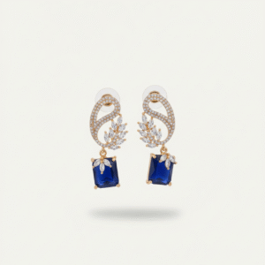 💎 The Sapphire Cascade Earrings